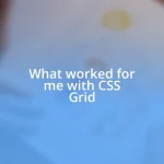 What worked for me with CSS Grid